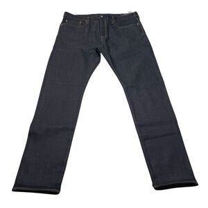 Gap 1969 Jeans Men’s Size 38x32 Kaihara Japanese Selvedge Slim Raw Button Fly